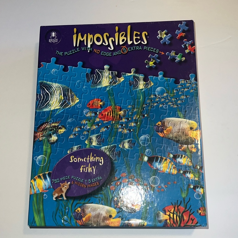 “”Something Fishy” bepuzzled impossibles puzzle. Excellent used condition.